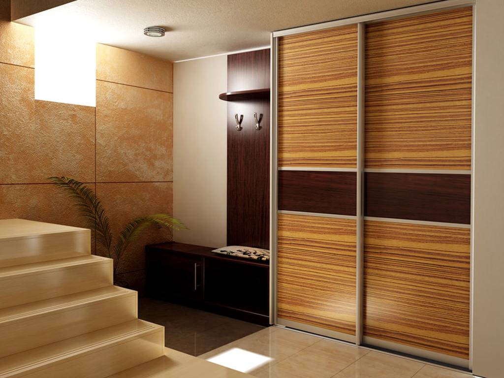 Варианты дверей купе для встроенных шкафов, их особенности